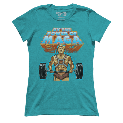 T-shirt Premium Ladies Tee / Aqua / S HeMan Trump (parody) (Ladies)