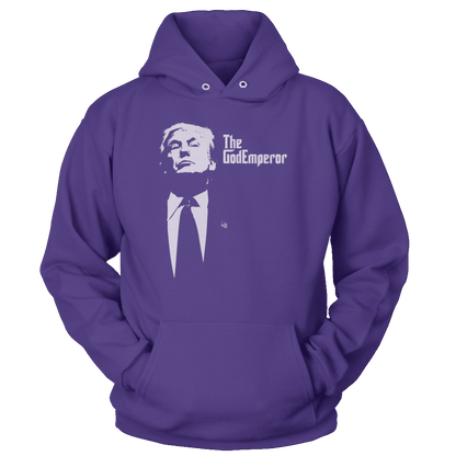 T-shirt Unisex Hoodie / Purple / S The God Emperor (Ladies)