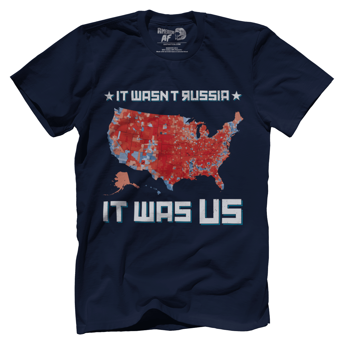 T-shirt Premium Mens Shirt / Navy / 5XL It was US