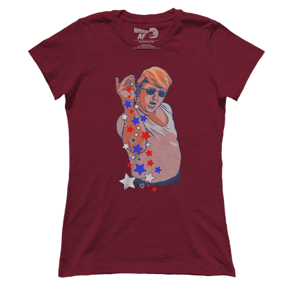 T-shirt Premium Ladies Tee / Dark Red / S Salt Bae Trump (Ladies)