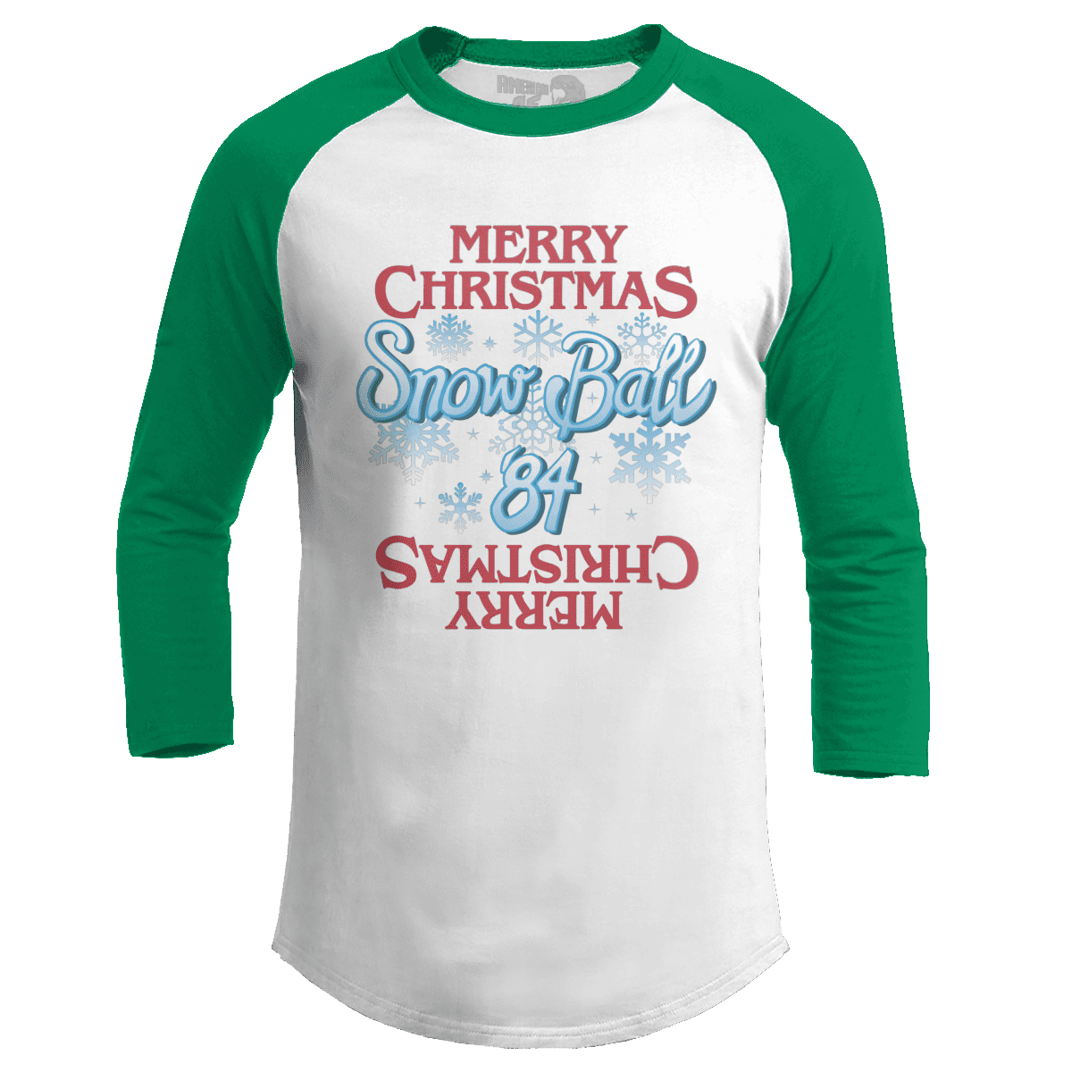 Raglan Raglan / White/Kelly Green / S Snow Ball '84 V2
