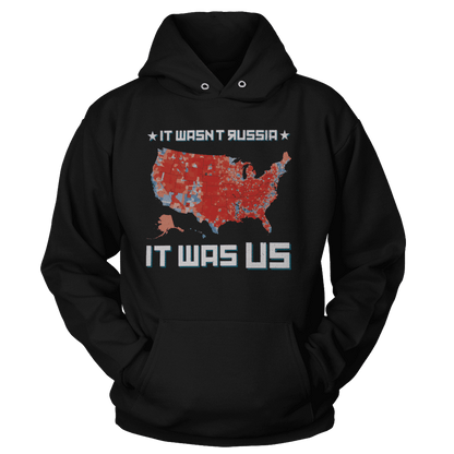 T-shirt Unisex Hoodie / Black / S It was US