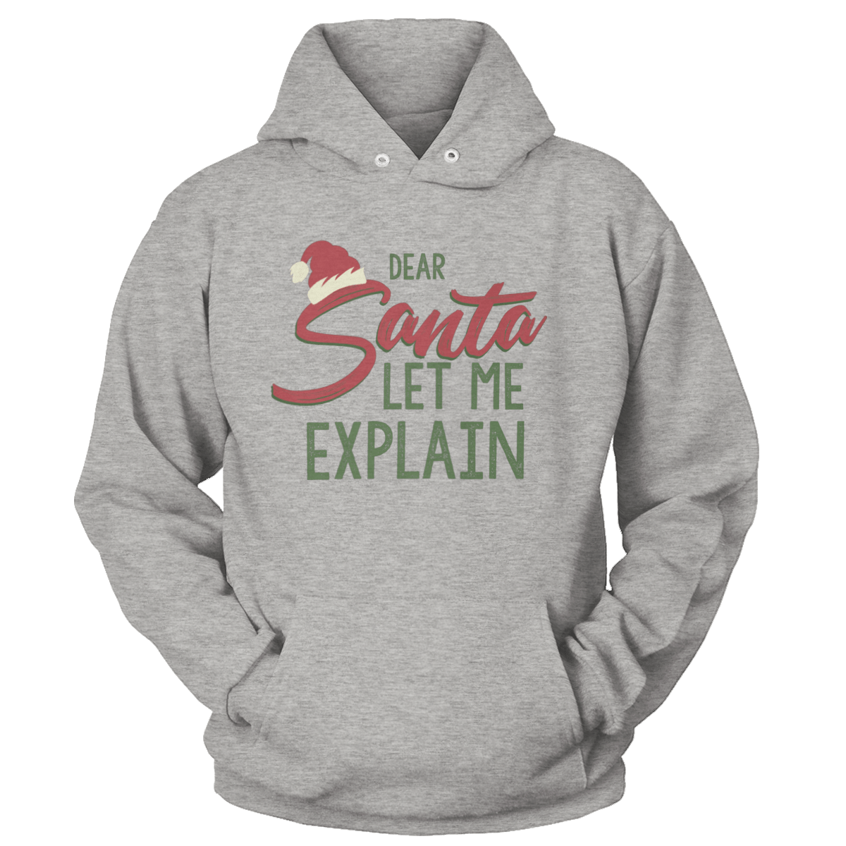 Raglan Unisex Hoodie / Heather Gray / S Let Me Explain (Ladies)