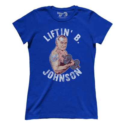 T-shirt Premium Ladies Tee / Royal Blue / S Liftin' B Johnson (Ladies)