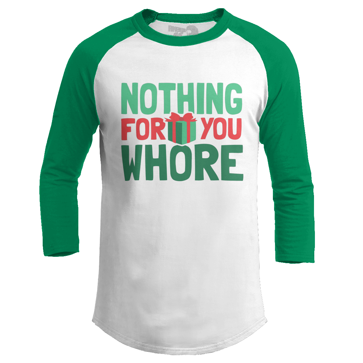 Raglan Raglan / White/Kelly Green / S Nothing For You (Ladies)