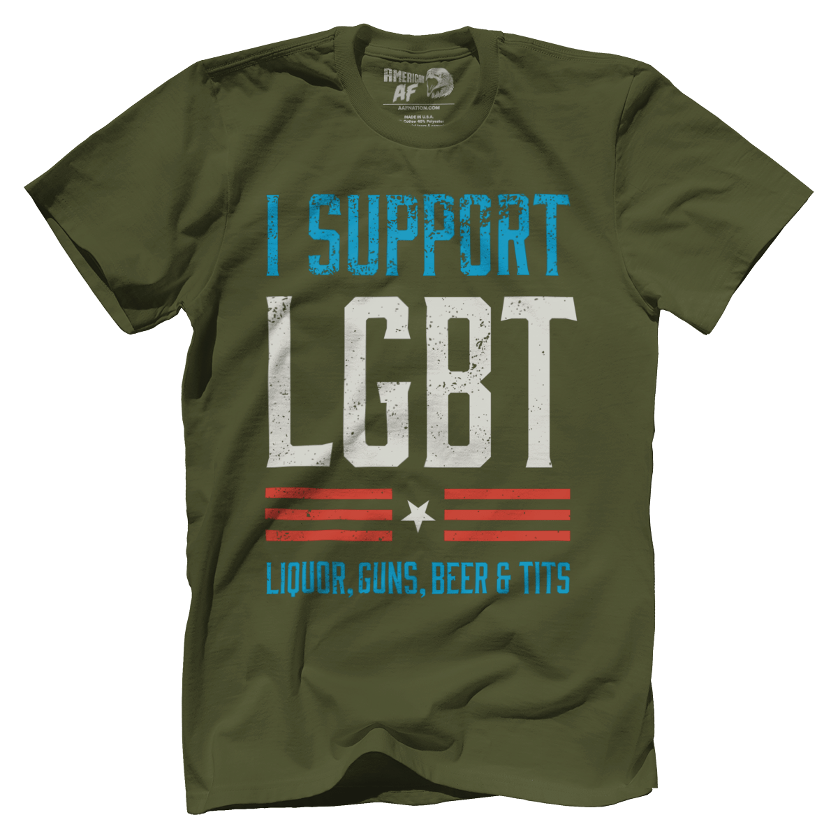 T-shirt Premium Mens Shirt / Marine Olive / XS LGBT