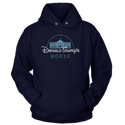 T-shirt Unisex Hoodie / Navy / S Donald Trump's House (Ladies)