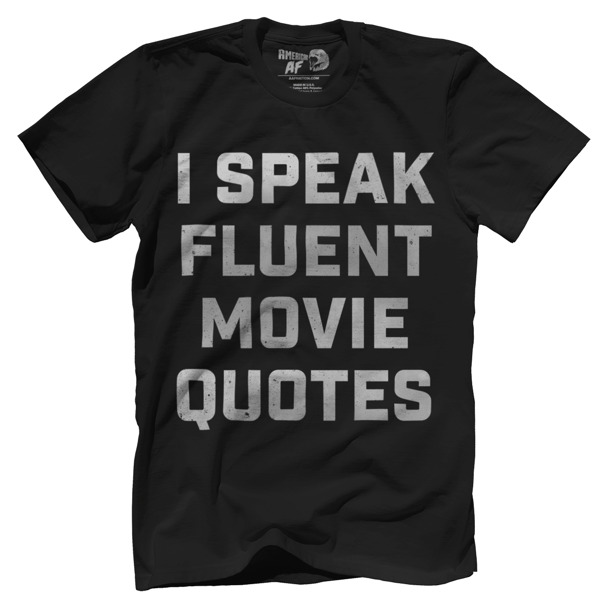 T-shirt Premium Mens Shirt / Black / XS I Speak Fluent Movie Quotes