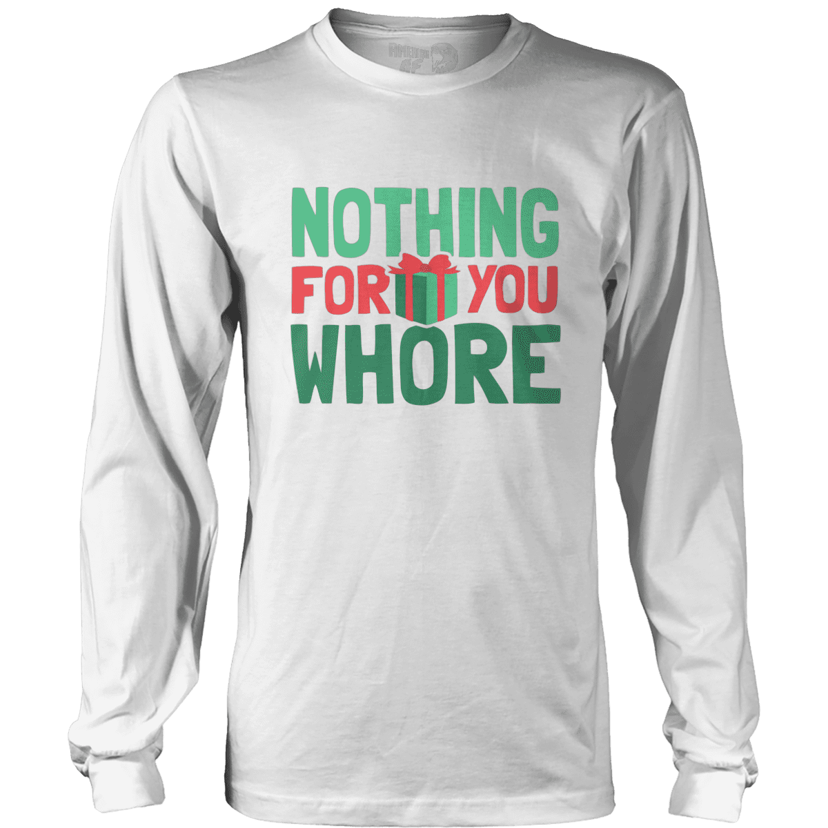 Raglan Mens Long Sleeve / White / S Nothing For You