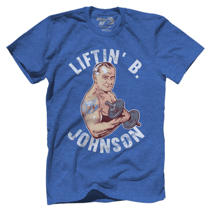 T-shirt Premium Mens Triblend Shirt / Royal Blue / S Liftin' B Johnson