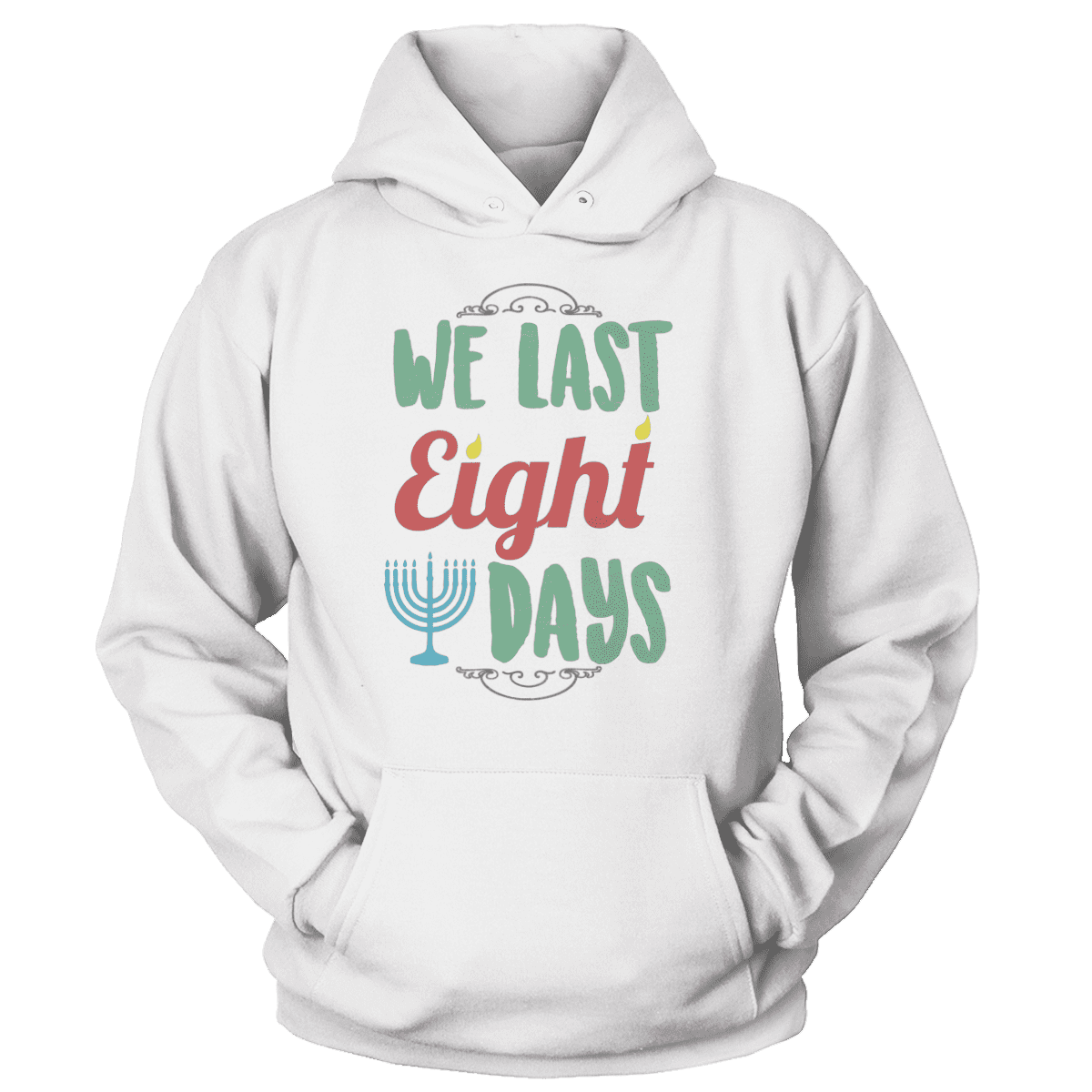Raglan Unisex Hoodie / White / S I last 8 days