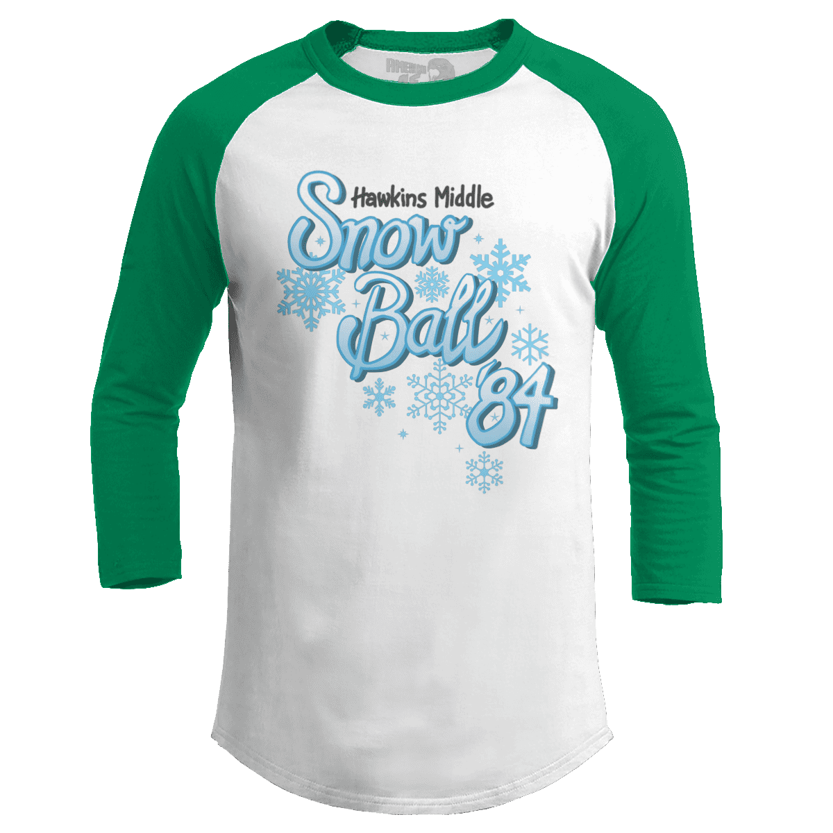 Raglan Raglan / White/Kelly Green / S Snow Ball '84 V1