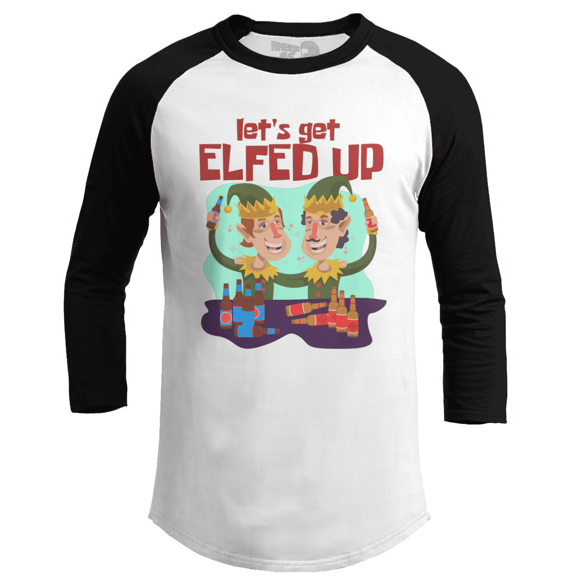 Raglan Raglan / White/Black / S Elfed Up