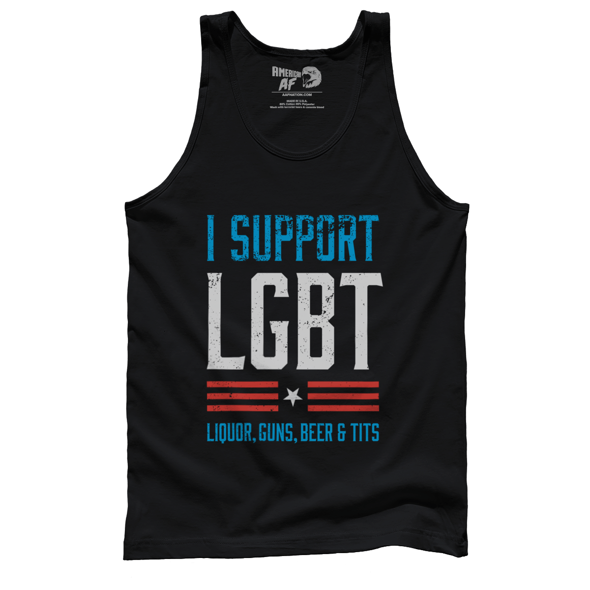 T-shirt Premium Mens Tank / Black / S LGBT