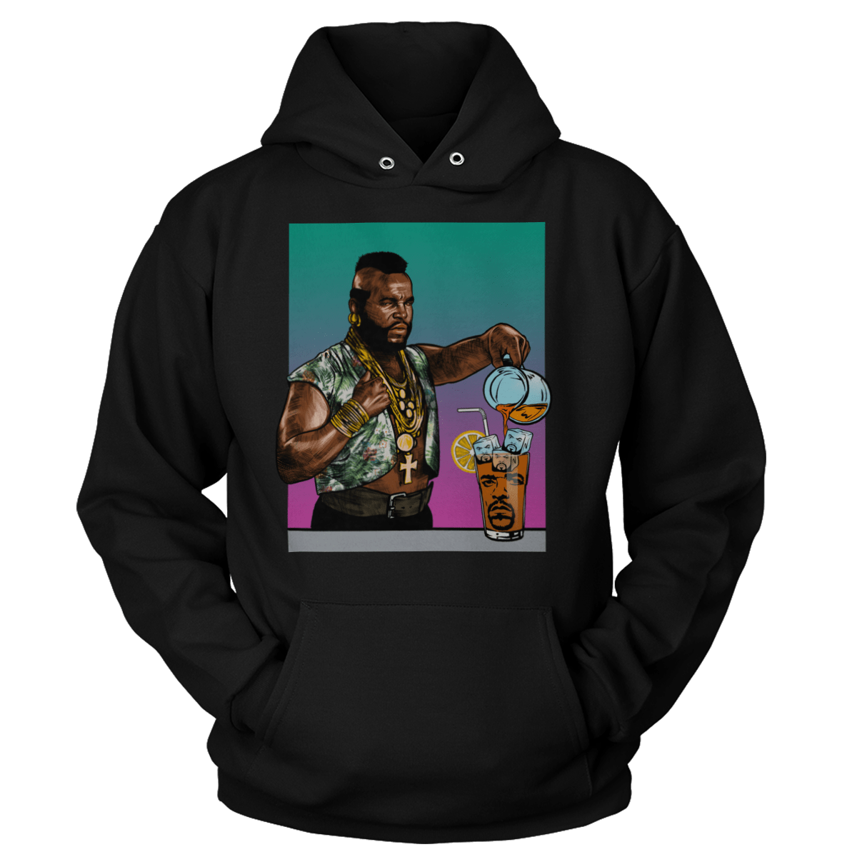 T-shirt Unisex Hoodie / Black / 5XL Tea Time