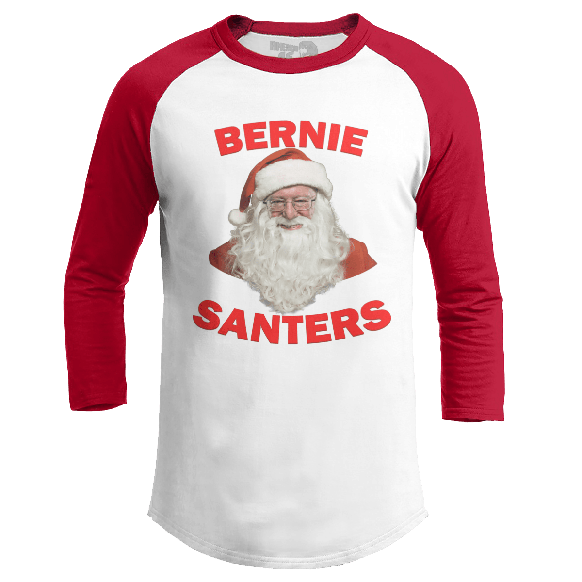 Raglan Raglan / White/Red / S Bernie Santers (Ladies)