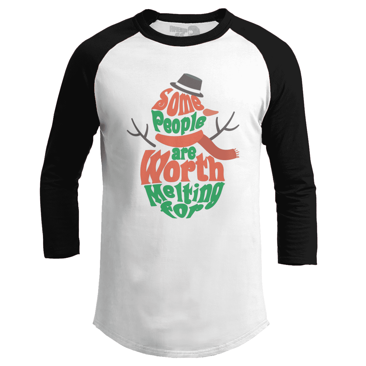 Raglan Raglan / White/Black / S Worth Melting For