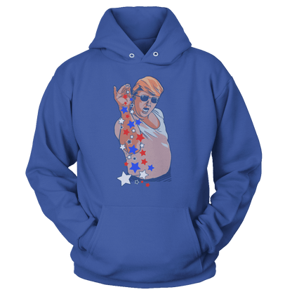 T-shirt Unisex Hoodie / Royal Blue / S Salt Bae Trump (Ladies)