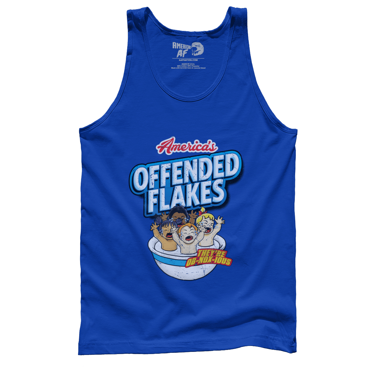 T-shirt Premium Mens Tank / Royal Blue / S Offended Flakes (PARODY)