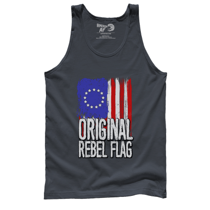 T-shirt Premium Mens Tank / Dark Gray / S Original Rebel Flag