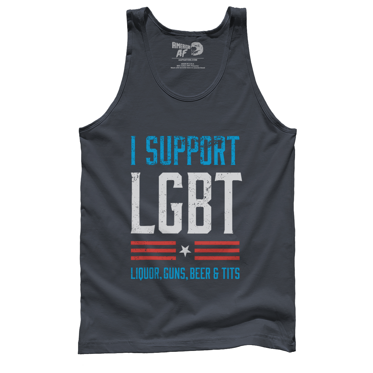T-shirt Premium Mens Tank / Dark Gray / S LGBT