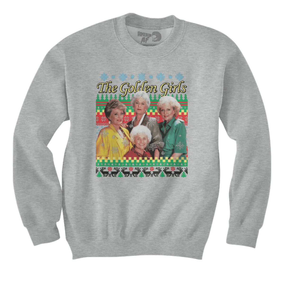 Raglan Premium Sweatshirt / Heather Gray / S Golden Girls