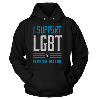 T-shirt Unisex Hoodie / Black / 5XL LGBT