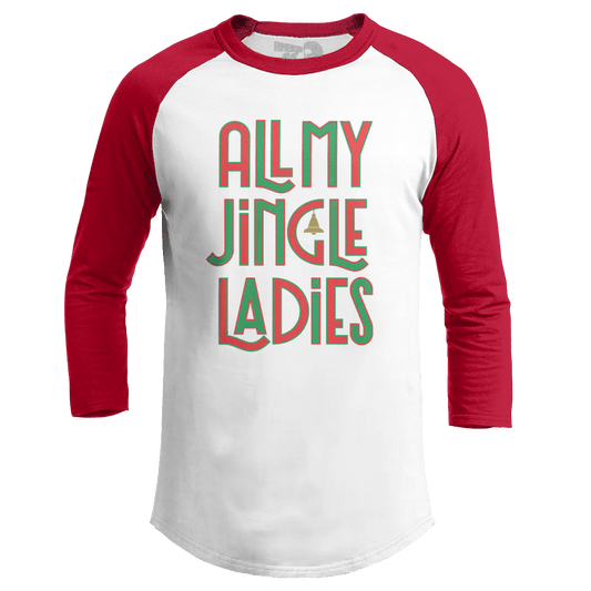 Raglan Raglan / White/Red / S All My Jingle Ladies (Ladies)
