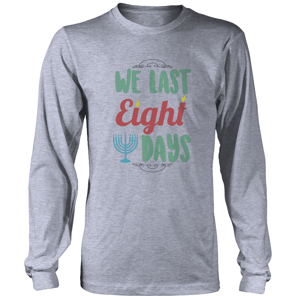 Raglan Mens Long Sleeve / Heather Gray / S I last 8 days