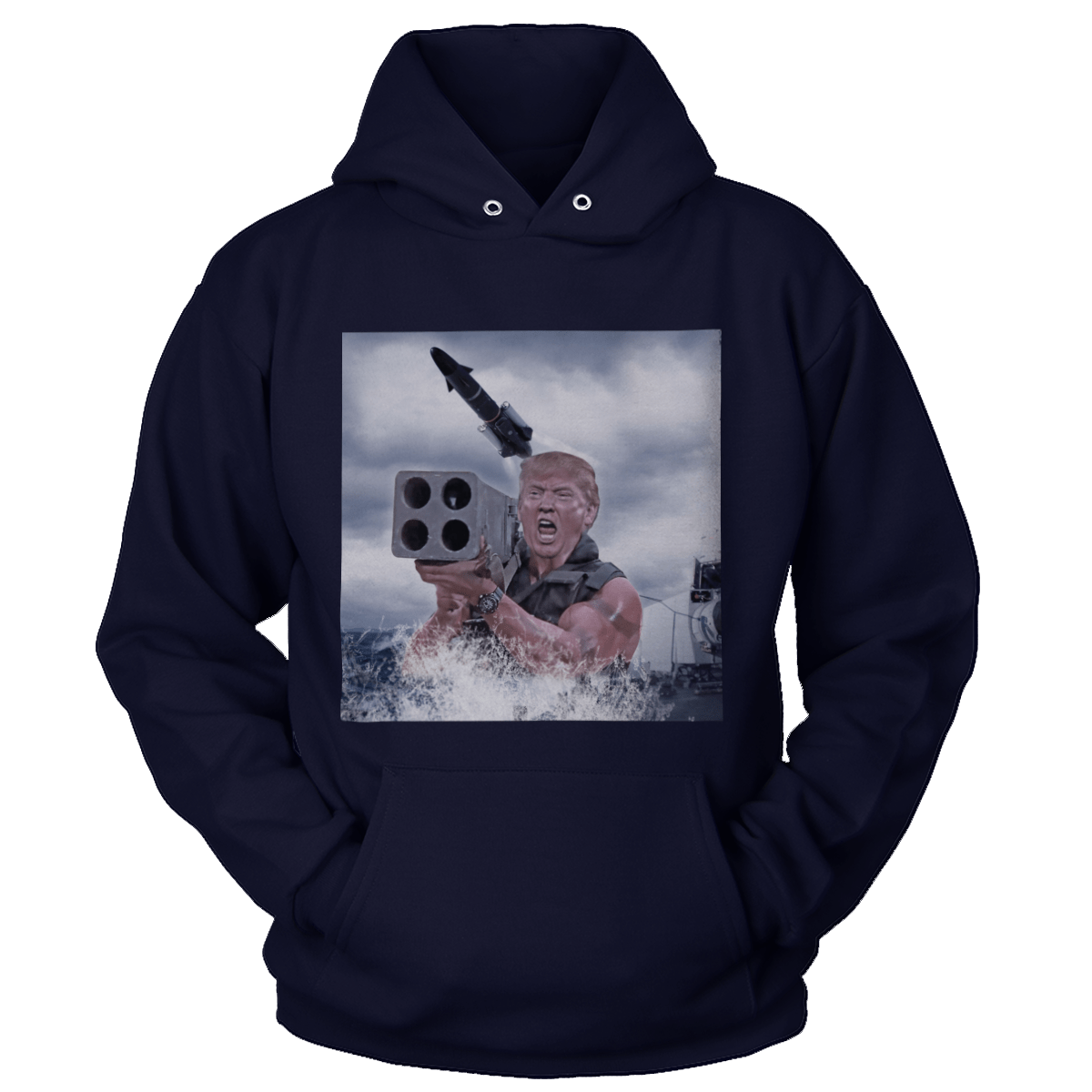T-shirt Unisex Hoodie / Navy / S Warheads on Foreheads (Ladies)