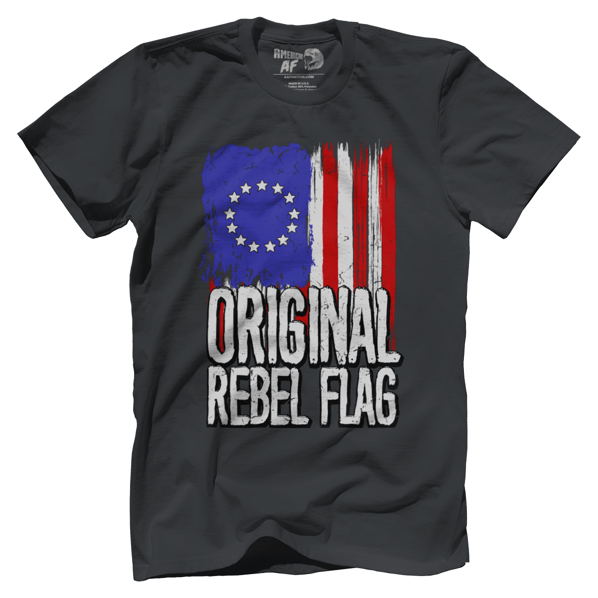 T-shirt Premium Mens Shirt / Dark Gray / XS Original Rebel Flag