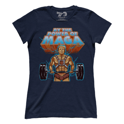 T-shirt Premium Ladies Tee / Navy / S HeMan Trump (parody) (Ladies)