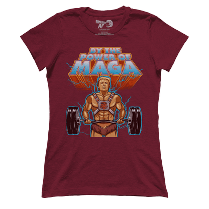 T-shirt Premium Ladies Tee / Dark Red / S HeMan Trump (parody) (Ladies)