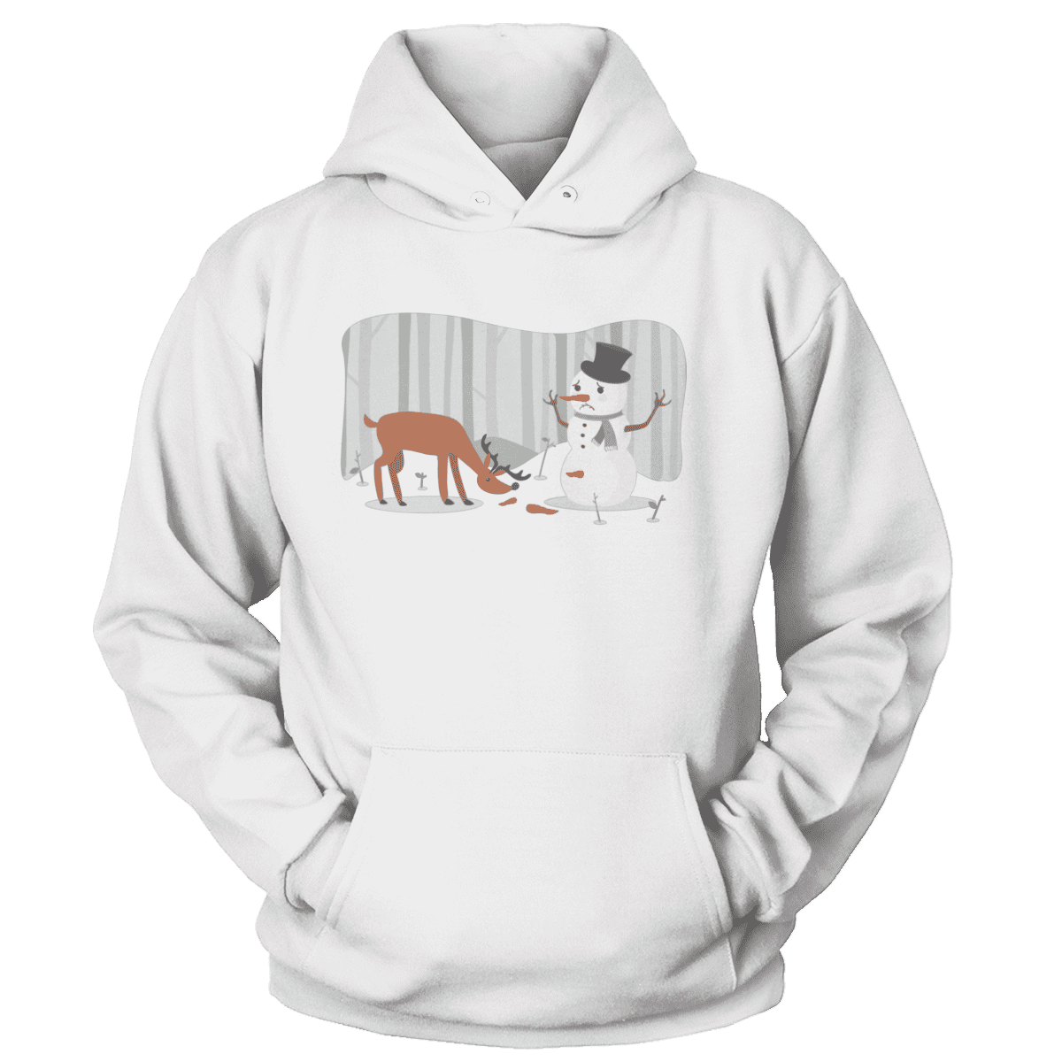 Raglan Unisex Hoodie / White / S Not my Carrot Please