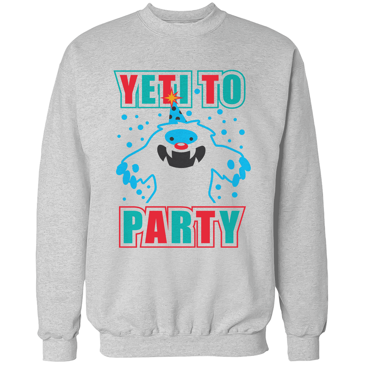 Raglan Premium Sweatshirt / Heather Gray / S Yeti to Party