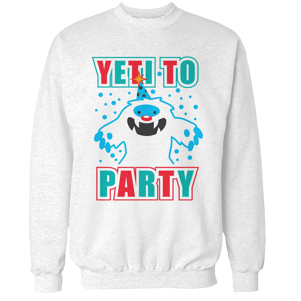 Raglan Premium Sweatshirt / White / S Yeti to Party