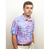 Polo Trippin Zebra Golf Polo